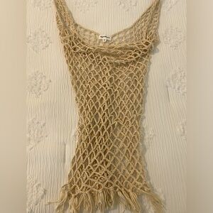 Superdown Beige Cover Up Dress